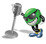 Grinning Green Face