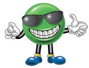Grinning Green Face